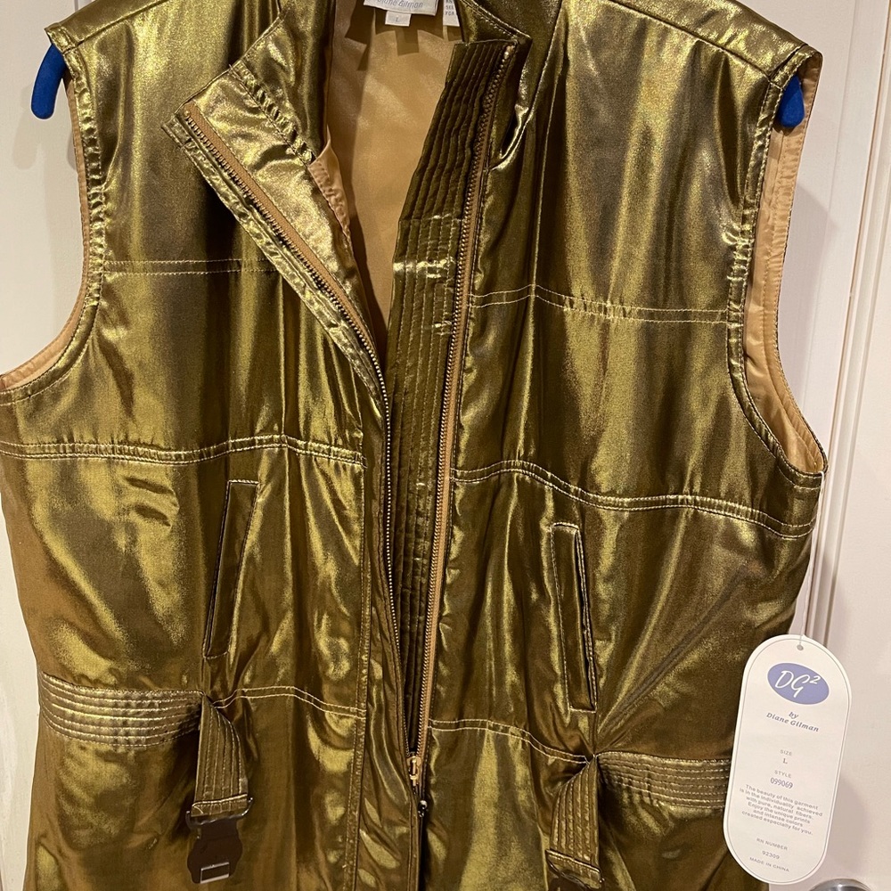 Diane Gilman Gold Vest